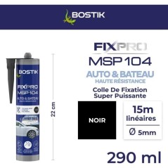 Mastic auto/bateau - BOSTIK - Fixpro MSP 104 - Colle et joint - Résis
