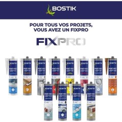 Mastic auto/bateau - BOSTIK - Fixpro MSP 104 - Colle et joint - Résis
