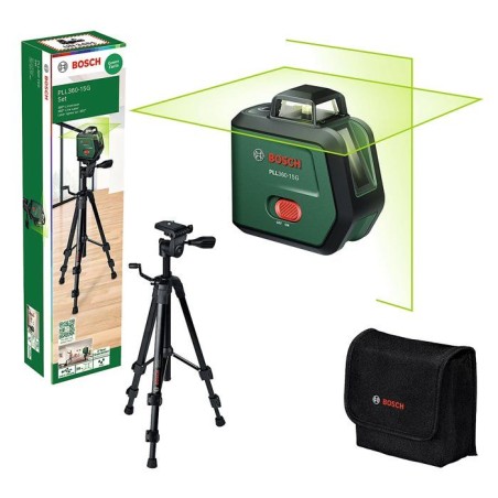 Laser lignes BOSCH - PLL 360-15G - Avec un trépied TT 120, un manuel