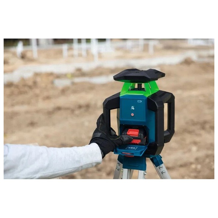 Laser rotatif BOSCH PROFESSIONAL - GRL18V-3-31G - Cellule de réception LR 3-2 + Batterie ProCore 18V4.0Ah