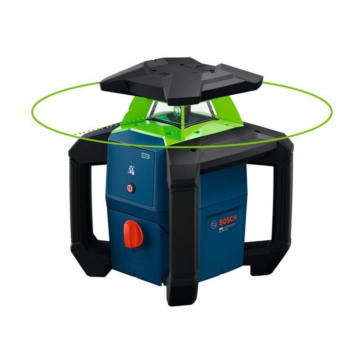 Laser rotatif BOSCH PROFESSIONAL - GRL18V-3-31G - Solo + Cellule de réception LR 3-2