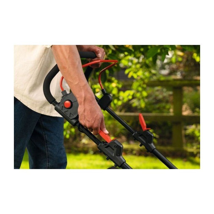 Tondeuse électrique sans fil + 2 batteries 4Ah + chargeur - Bosch - ROTAK18V2-43 - 06008B9L00 - 18V - 43cm de coupe
