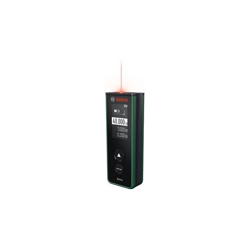Télémetre laser BOSCH - Zamo - 40m - Avec 3 adaptateurs + guide de d