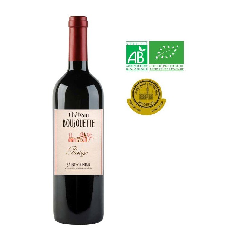 Château Bousquette Préstige 2022 Saint-Chinian - Vin rouge de Langue