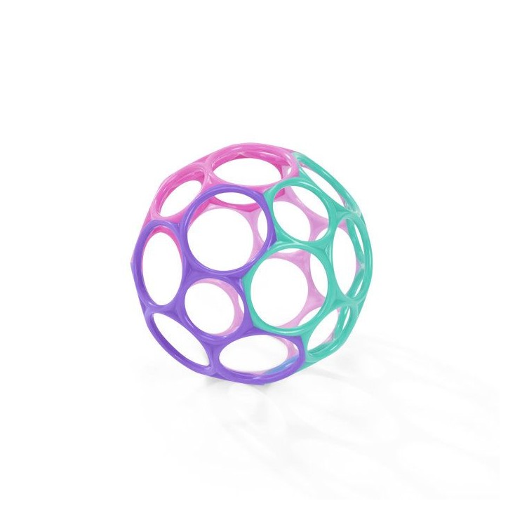 BRIGHT STARTS Coffret cadeau de naissance fille O'Ball avec 2 jouets bébé: un hochet et une O Ball Rose, Violet, Turquoise BRIGHT STARTS Coffret cadeau de naissance fille O'Ball avec 2 jouets bébé: un hochet et une O Ball Rose, Violet, Turquoise
