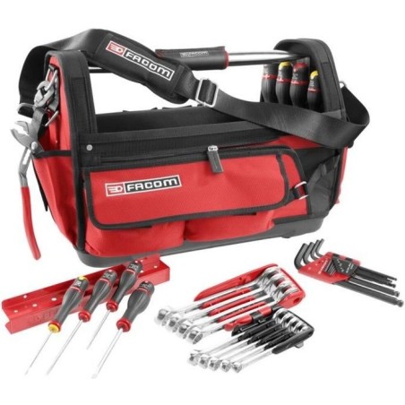 Boîte textile Probag + 28 outils FACOM - BS.T20CM1PB - 8 tournevis +