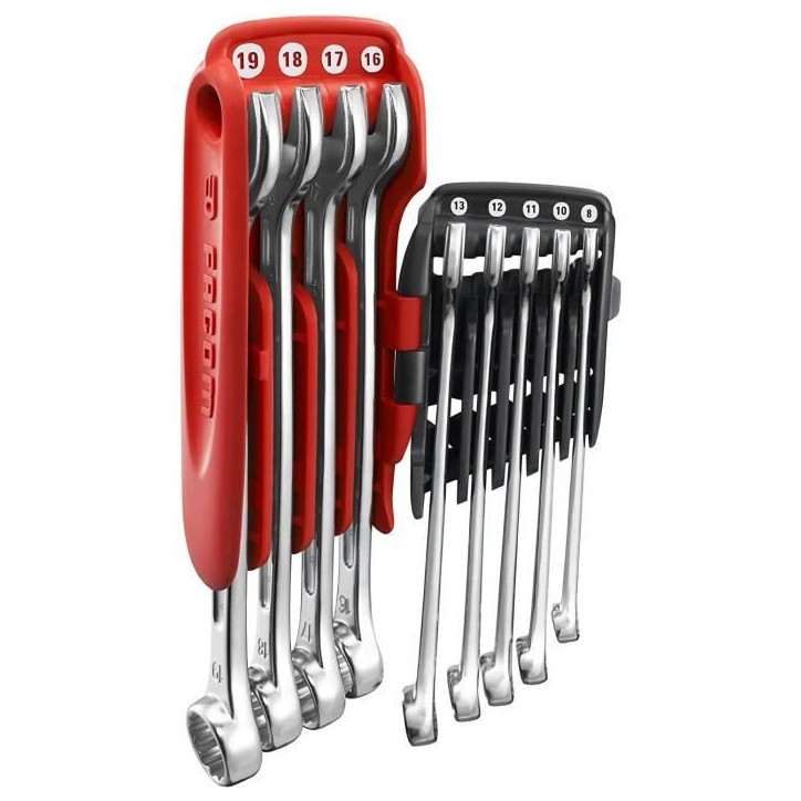 Boîte textile Probag + 28 outils FACOM - BS.T20CM1PB - 8 tournevis + 10 clés mixtes + 9 clés mâles + 1 pince multiprise gaî Boîte textile Probag + 28 outils FACOM - BS.T20CM1PB - 8 tournevis + 10 clés mixtes + 9 clés mâles + 1 pince multiprise gaî
