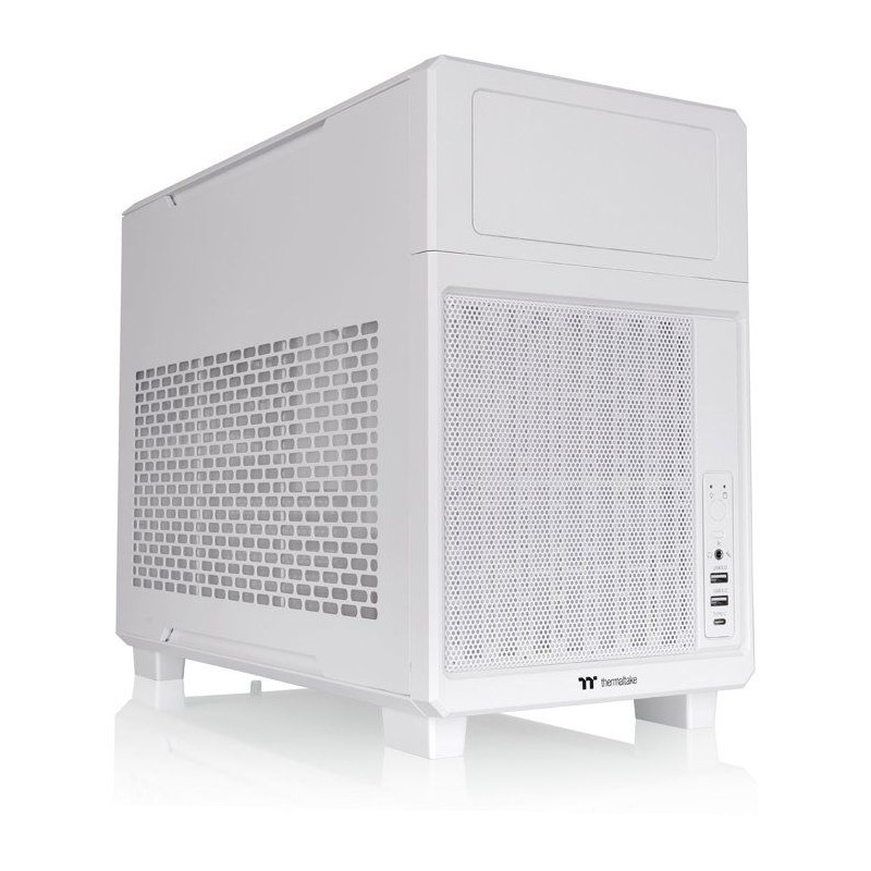 Boîtier PC - THERMALTAKE - TR200 Snow - Blanc - Mini tour - Format Mi