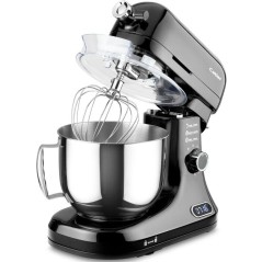 Robot de cuisine multifonctions CATLER KM 8013 - Hachoir a viande - Bol inox 5 l - Balance et écran intégrés - Noir