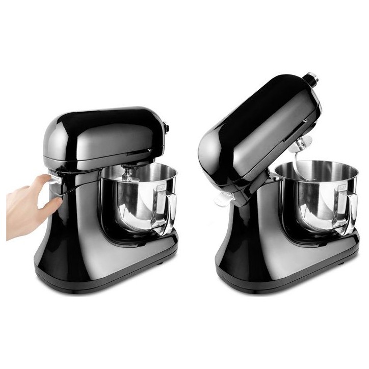 Robot de cuisine multifonctions CATLER KM 8013 - Hachoir a viande - Bol inox 5 l - Balance et écran intégrés - Noir Robot de cuisine multifonctions CATLER KM 8013 - Hachoir a viande - Bol inox 5 l - Balance et écran intégrés - Noir
