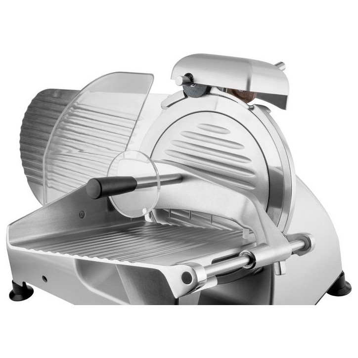 Trancheuse électrique CATLER FS 9010 - Jambon sec - Fromage a pâte dure - Lame 195/220 mm - Corps métal robuste Trancheuse électrique CATLER FS 9010 - Jambon sec - Fromage a pâte dure - Lame 195/220 mm - Corps métal robuste