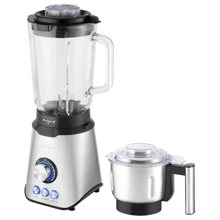 Mixeur de table CATLER TB 820 - Smoothie - Glace pilée - Bol en verre 1,5 l - 7 vitesses et fonction Pulse - Inox Mixeur de table CATLER TB 820 - Smoothie - Glace pilée - Bol en verre 1,5 l - 7 vitesses et fonction Pulse - Inox