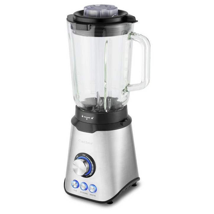 Mixeur de table CATLER TB 820 - Smoothie - Glace pilée - Bol en verre 1,5 l - 7 vitesses et fonction Pulse - Inox Mixeur de table CATLER TB 820 - Smoothie - Glace pilée - Bol en verre 1,5 l - 7 vitesses et fonction Pulse - Inox