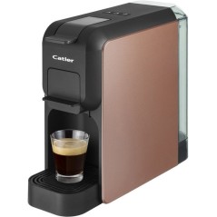 Machine a café a dosettes et capsules CATLER Porto ES 701 - Compatible Dolce Gusto - Nespresso - Café moulu - Noir/marron