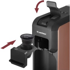 Machine a café a dosettes et capsules CATLER Porto ES 701 - Compatibl