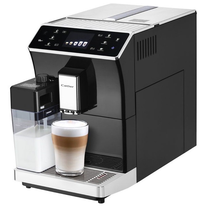 Machine a expresso automatique CATLER EA 950 - Café en grains - Broyeur inox réglable - Auto-cappuccino - Inox Machine a expresso automatique CATLER EA 950 - Café en grains - Broyeur inox réglable - Auto-cappuccino - Inox