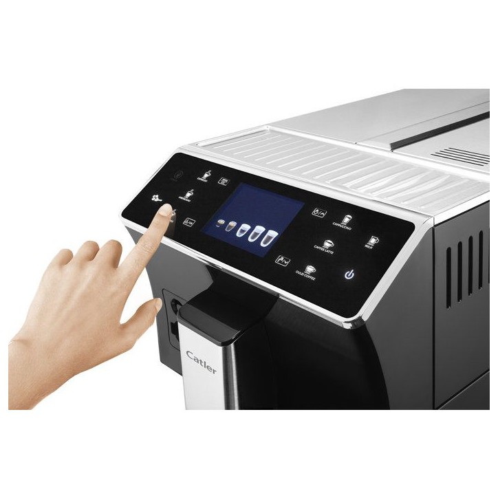 Machine a expresso automatique CATLER EA 950 - Café en grains - Broyeur inox réglable - Auto-cappuccino - Inox Machine a expresso automatique CATLER EA 950 - Café en grains - Broyeur inox réglable - Auto-cappuccino - Inox