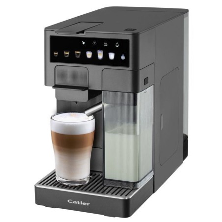 Machine a expresso a capsules CATLER Renzo ES 750 G - Café moulu compatible - Chauffe-tasses - Écran tactile couleur - Gris