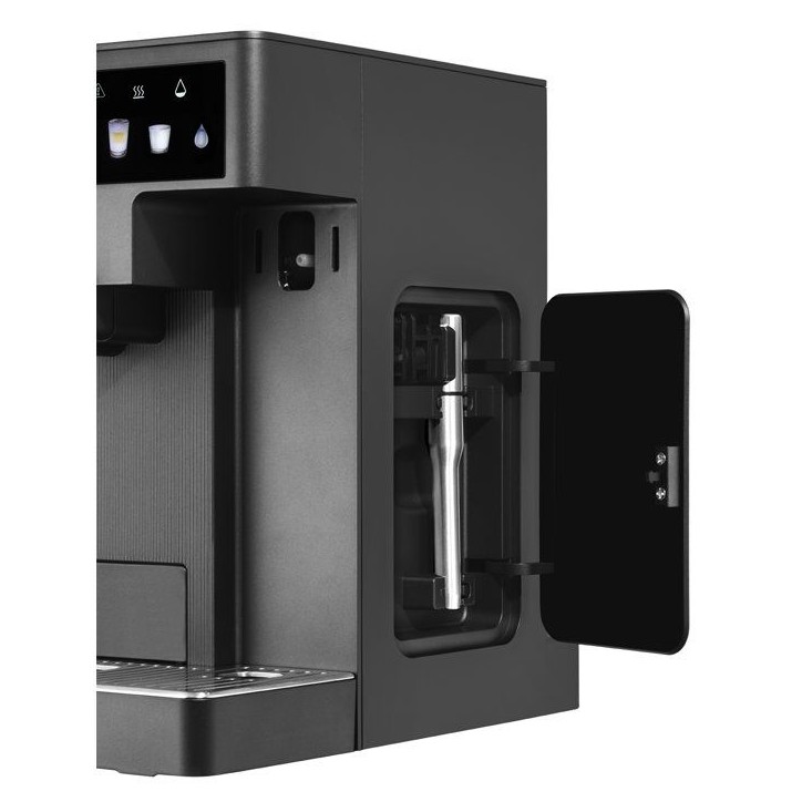 Machine a expresso a capsules CATLER Renzo ES 750 G - Café moulu compatible - Chauffe-tasses - Écran tactile couleur - Gris Machine a expresso a capsules CATLER Renzo ES 750 G - Café moulu compatible - Chauffe-tasses - Écran tactile couleur - Gris