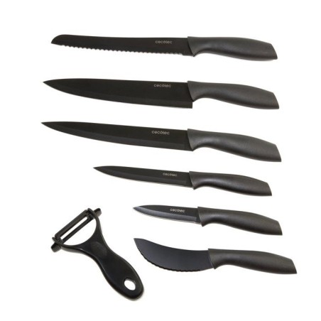 Set de couteaux professionnels - CECOTEC - Titanium - 7 pieces - Revet