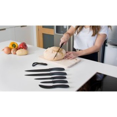Set de couteaux professionnels - CECOTEC - Titanium - 7 pieces - Revet