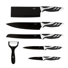 Set de couteaux professionnels - CECOTEC - Swiss Noir - 6 couteaux +