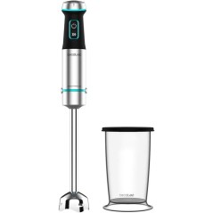 Mixeur plongeant - CECOTEC - Power TitanBlack XL - 1200 W - Lames de 4