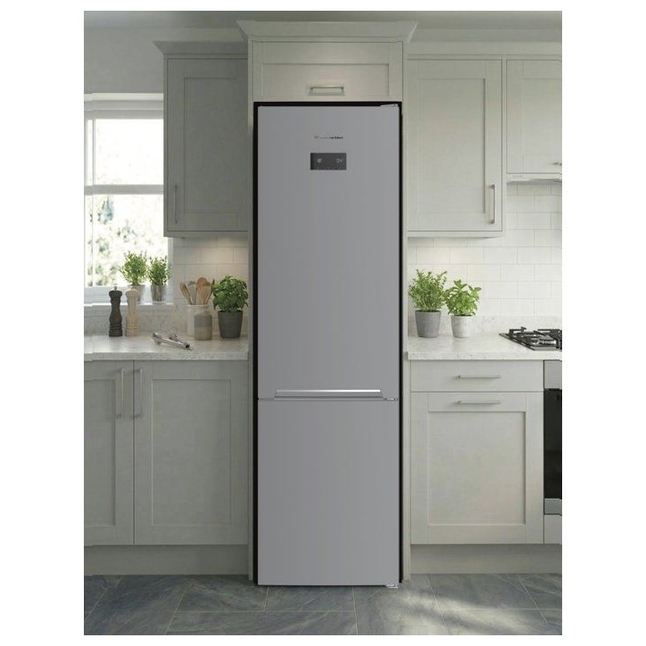 Réfrigérateur combiné - CONTINENTAL EDISON - CEFC361SA - 2 portes - 361 L - 59,5 x 65 x 203 cm - Classe A - Silver