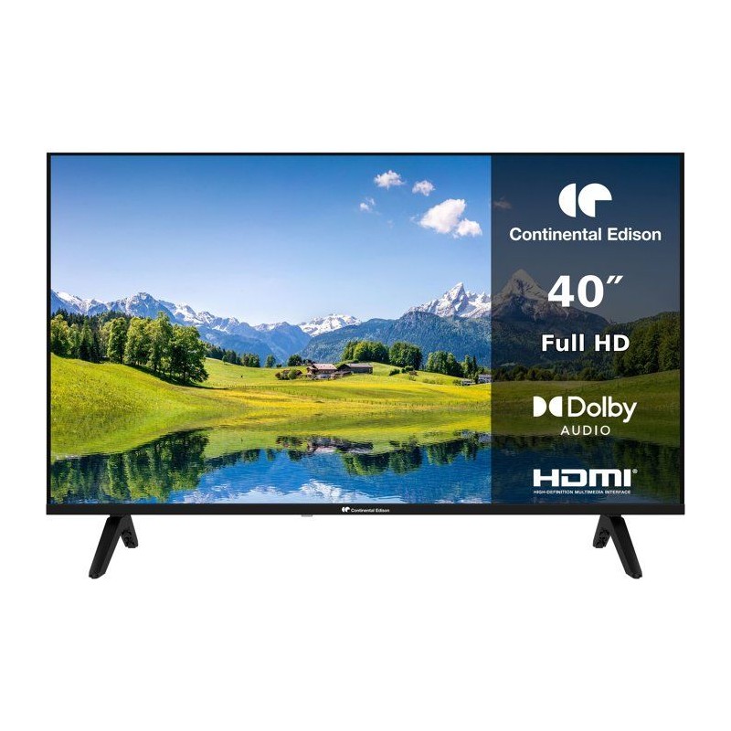 CONTINENTAL EDISON - CELED40FHD26B6 - TV LED FHD 40'' (101 cm) - 3x HD