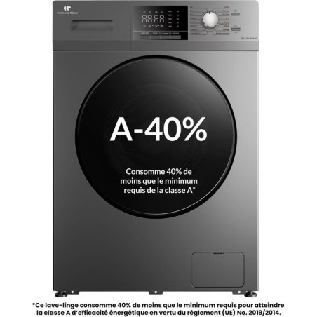 Lave-linge hublot CONTINENTAL EDISON CELL10140SA40 - 10 kg - Induction
