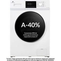 Lave-linge hublot CONTINENTAL EDISON CELL10140WA40 - 10 kg - Induction