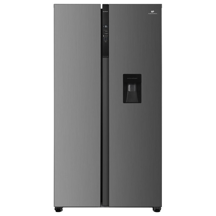 Réfrigérateur américain - CONTINENTAL EDISON - CERA592NFIXC - Distributeur d'eau - 592 L - Total No Frost - Classe C - Inox