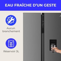 Réfrigérateur américain - CONTINENTAL EDISON - CERA592NFIXC - Distr