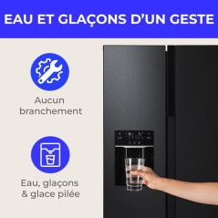 Réfrigérateur américain - CONTINENTAL EDISON - CERANF577NFBD - 577