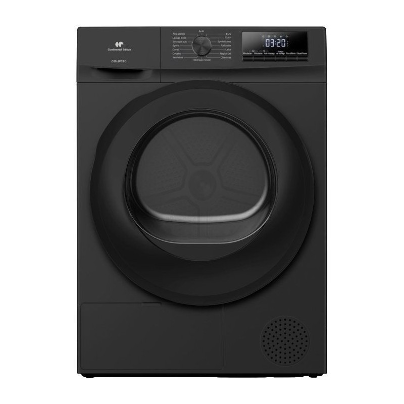 Seche-linge pompe a chaleur CONTINENTAL EDISON CESL8PCBD - 8 kg - L60c
