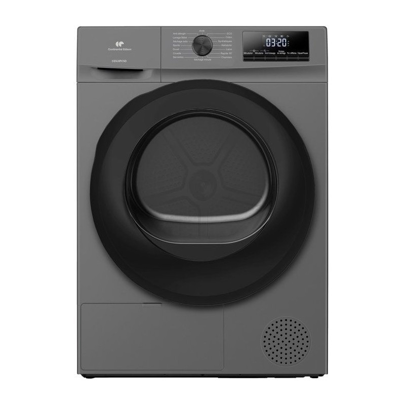 Seche-linge pompe a chaleur CONTINENTAL EDISON CESL8PCSD - 8 kg - L60c