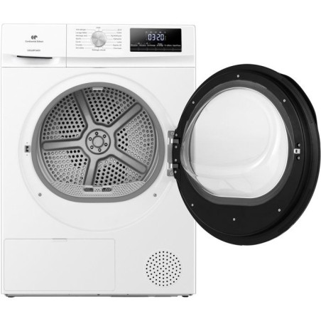 Seche-linge pompe a chaleur CONTINENTAL EDISON CESL8PCWD1 - 8 kg - L60cm - Classe D - Blanc