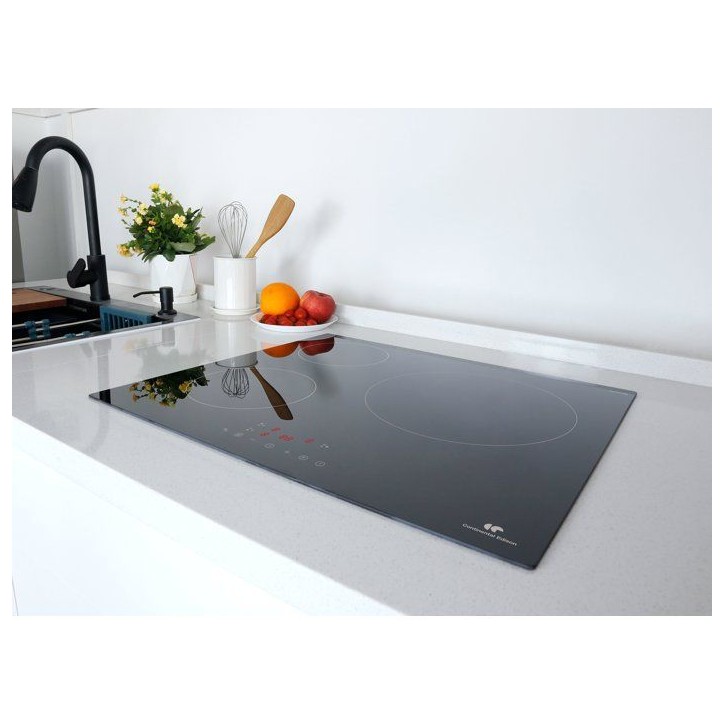 Table induction CONTINENTAL EDISON - CETI3B282 - 3 zones, 6680W - 3 boosters - 3 minuteurs - noir