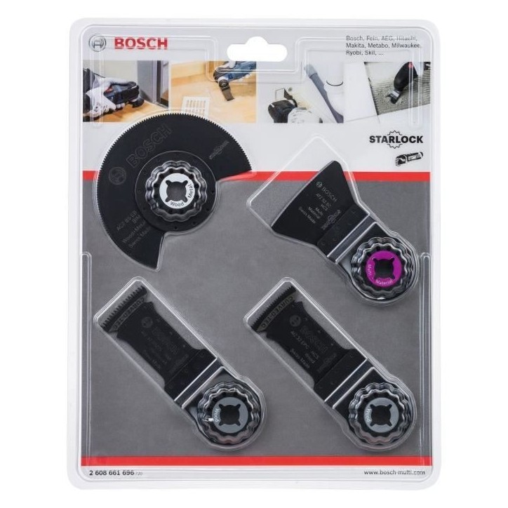 BOSCH Accessoires - set montage 4 accessoires omt starlock BOSCH Accessoires - set montage 4 accessoires omt starlock