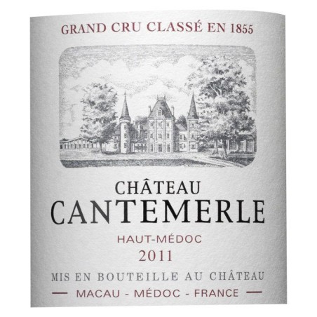 Château Cantemerle 2011 Haut-Médoc - Vin rouge de Bordeaux