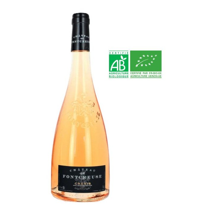 Château de Fontcreuse Cuvée F 2025 Cassis - Vin rosé de Provence-Alpes-Côte d'Azur - Bio