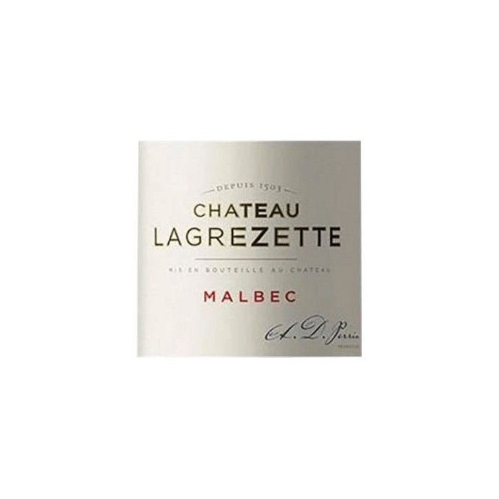 Château Lagrezette 2018 Malbec Cahors - Vin rouge du Sud-Ouest