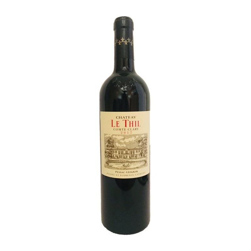 Château Le Thil Comte Clary 2017 Pessac-Léognan - Vin rouge de Borde