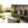 ELHO Lot de 2 pots de fleur rond Greenville - Ø14xH13,4 cm et Ø16