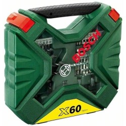 Coffret X-Line Classic 60pcs - BOSCH - pour perçage et vissage