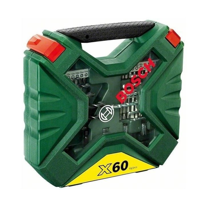 Coffret X-Line Classic 60pcs - BOSCH - pour perçage et vissage