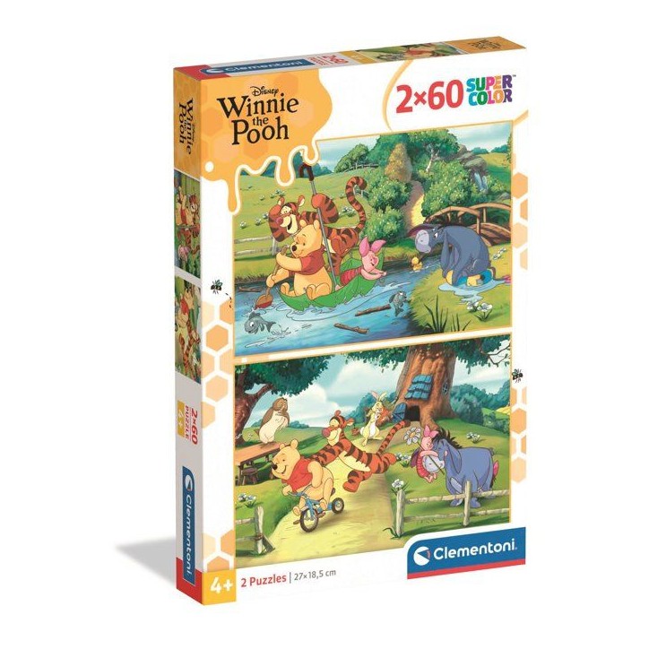 Puzzle 2x60 pieces - Winnie the Pooh