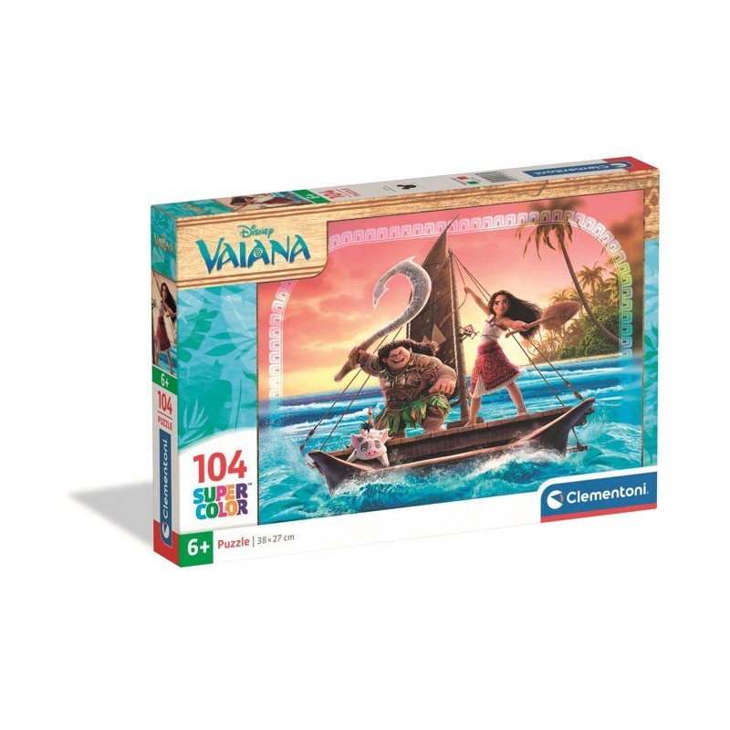 Clementoni - Vaina - Puzzles 104 Pieces Super - Puzzle enfant - Des 6