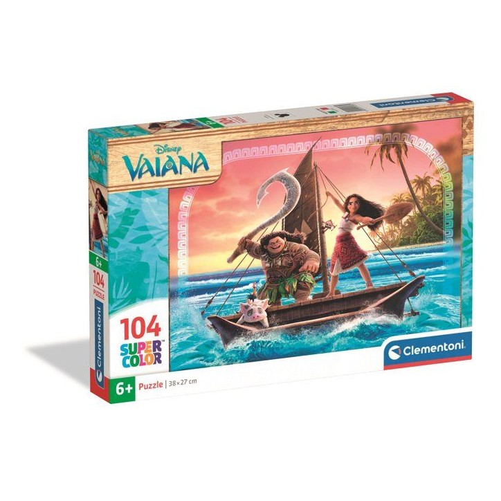 Clementoni - Vaina - Puzzles 104 Pieces Super - Puzzle enfant - Des 6 ans - 38x27cm Clementoni - Vaina - Puzzles 104 Pieces Super - Puzzle enfant - Des 6 ans - 38x27cm