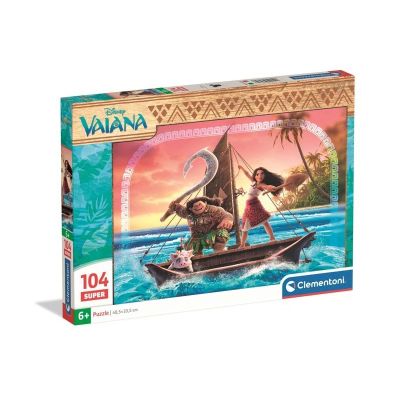 Clementoni - Vaina - Puzzles 104 Pieces Super - Puzzle enfant - Des 6